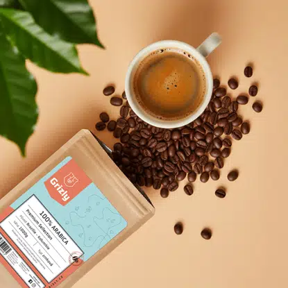 Pražená zrnková káva 100% Arabica Premium Selection 6 x 1000 g