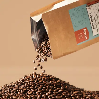 Pražená zrnková káva 100% Arabica Premium Selection