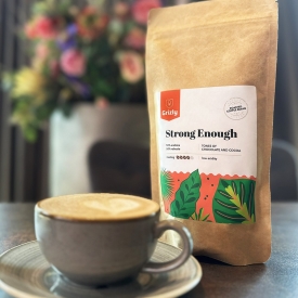 Pražená zrnková káva Strong Enough - expirace