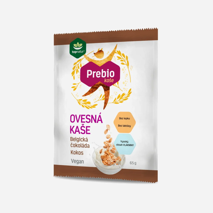 Prebio Ovesná kaše belgická čokoláda a  kokos