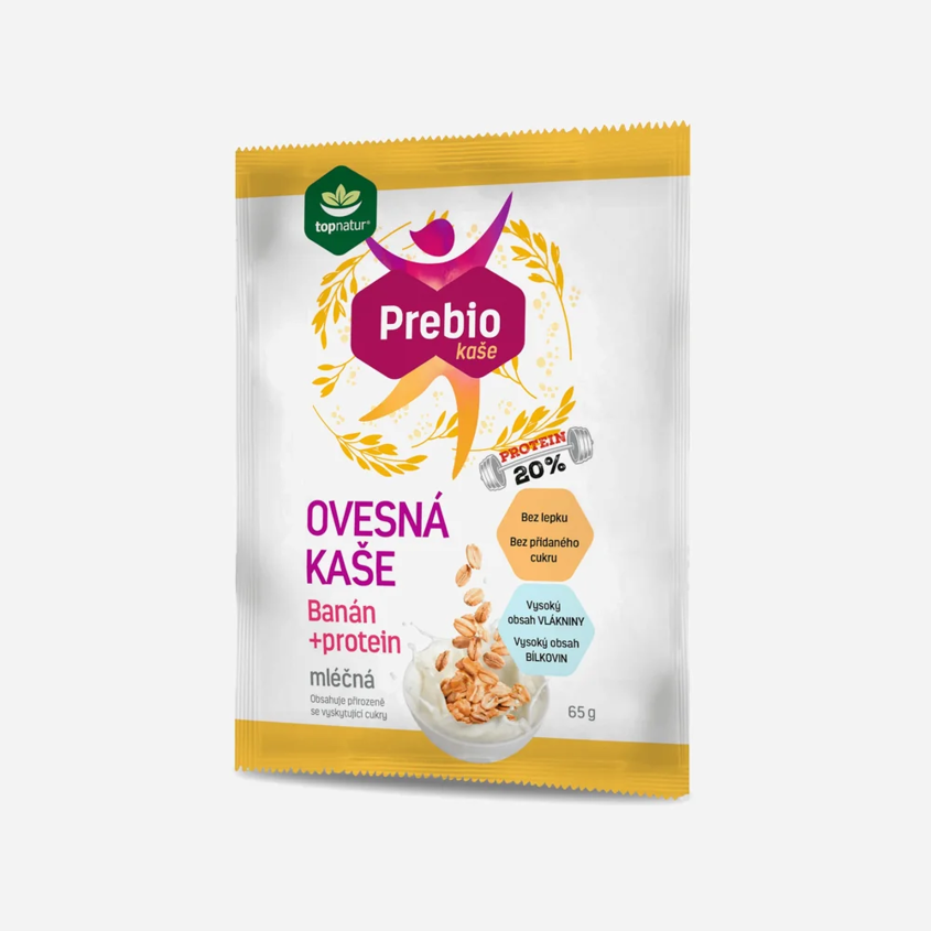 Prebio Ovesná kaše mléčná banán a protein