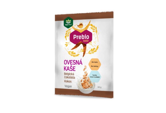Prebio ovsenná kaša Belgická čokoláda - Kokos 65g