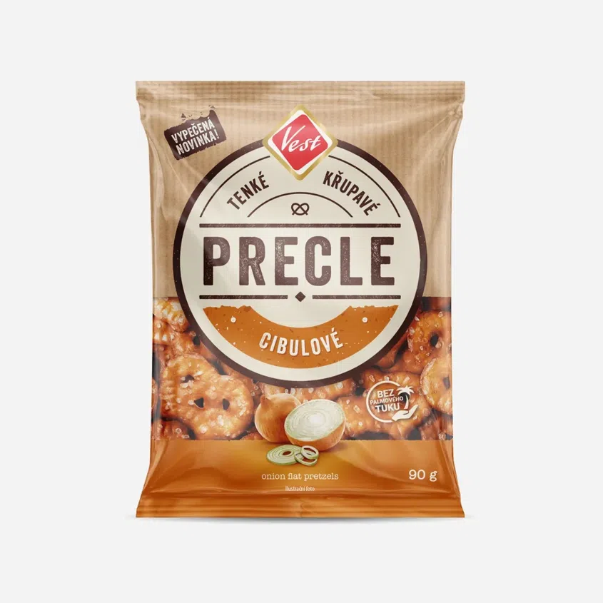 Precle s příchutí Karamelizovaná cibule