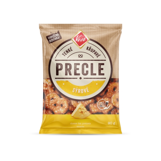 Precle s příchutí Sýr
