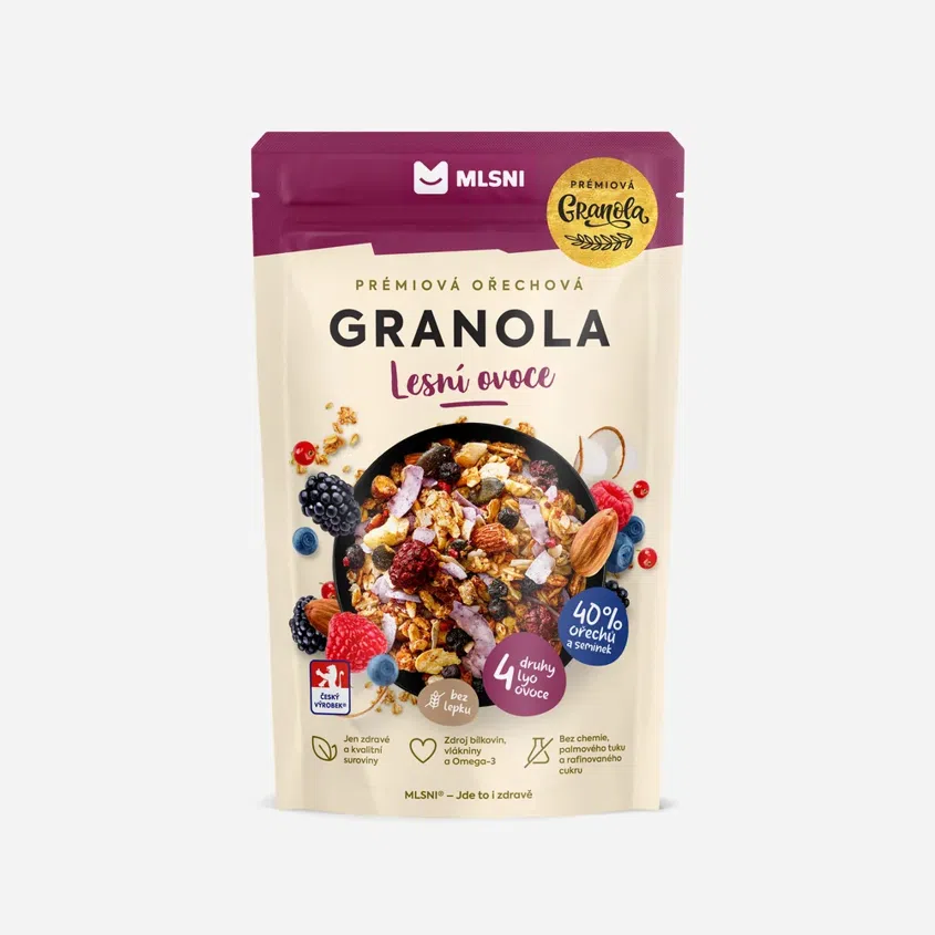 Prémiová granola Lesní ovoce