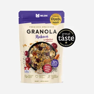 Prémiová granola maková s višněmi