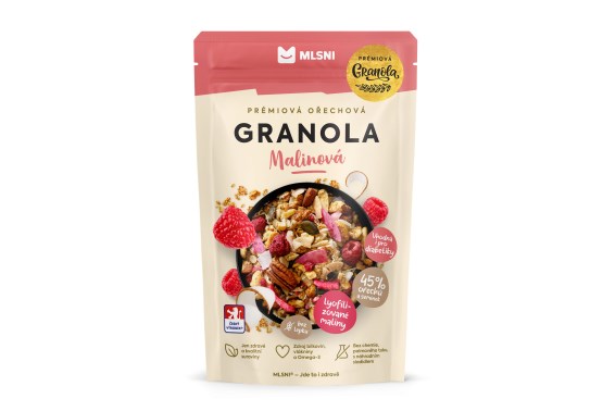 Prémiová granola Malinová DIA