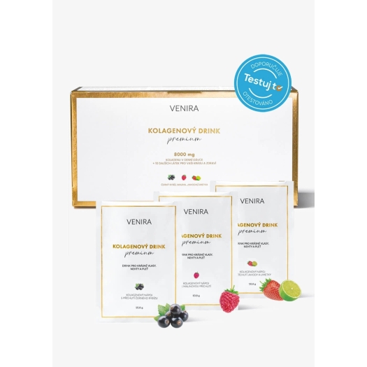 Premium kolagenový drink mix 3 příchutí 30 x 10,8 g