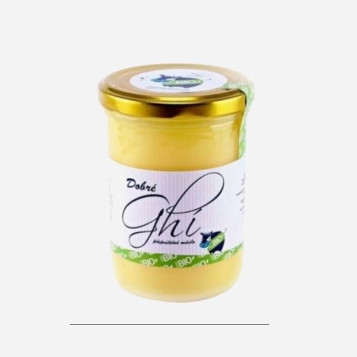 Přepuštěné máslo natural BIO