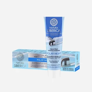 Přírodní černá bělicí zubní pasta - Polární noc