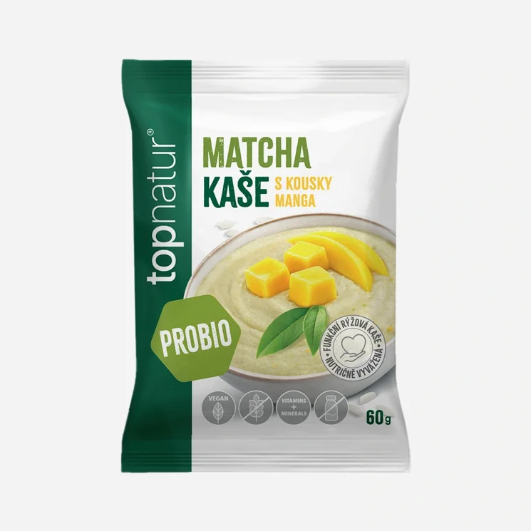 Probio kaše Matcha s mangem