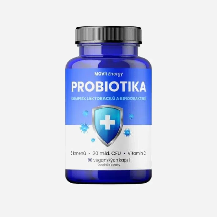 Probiotika, komplex laktobacilů a bifidobakterií 90 kapslí