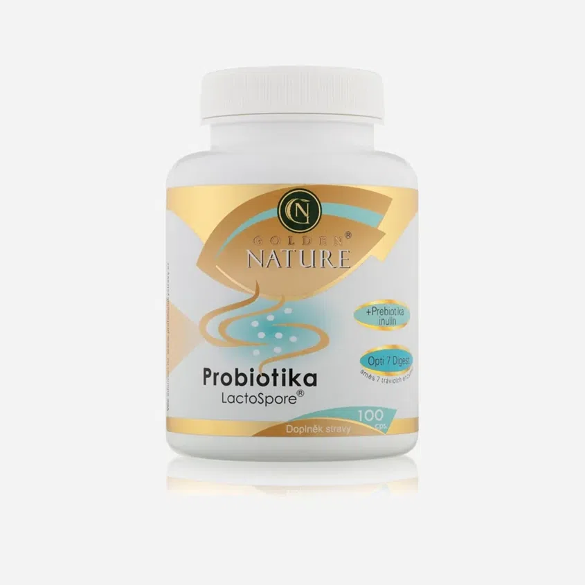 Probiotika, prebiotika a trávicí enzymy Opti7digest 100 tablet