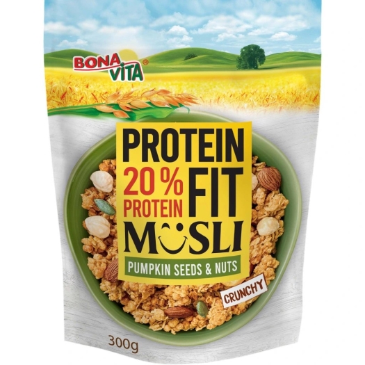 Protein fit müsli dýně a ořechy