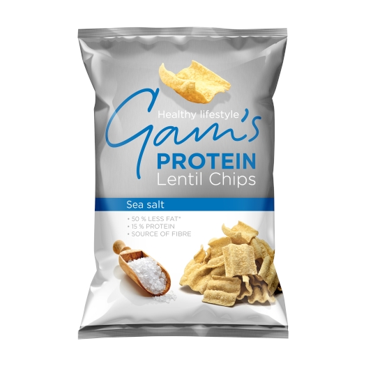 Protein Lentil Chips mořská sůl