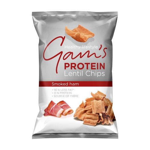 Protein Lentil Chips uzená šunka