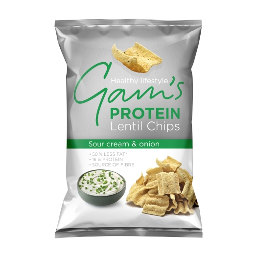 Protein Lentil Chips zakysaná smetana a cibulka
