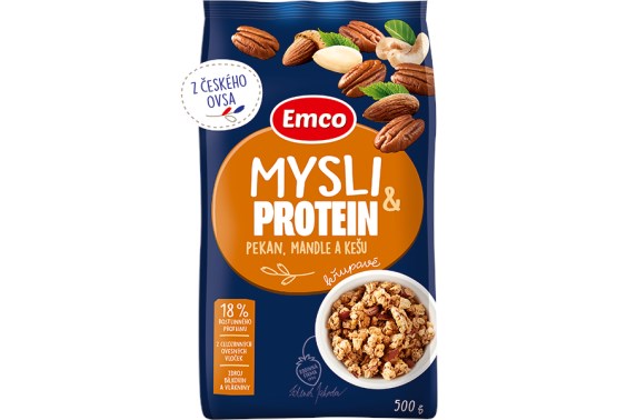 Protein mysli pekan, mandle a kešu