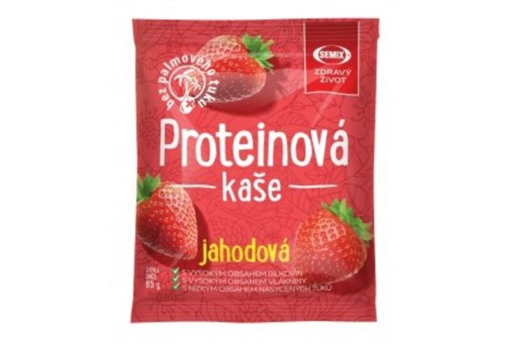 Proteínová kaša jahodová