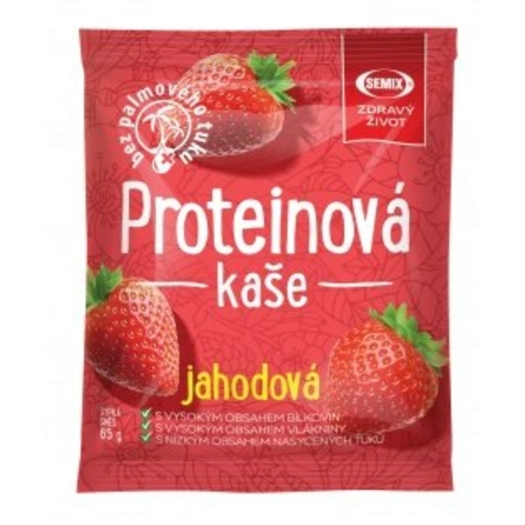 Proteinová kaše jahodová