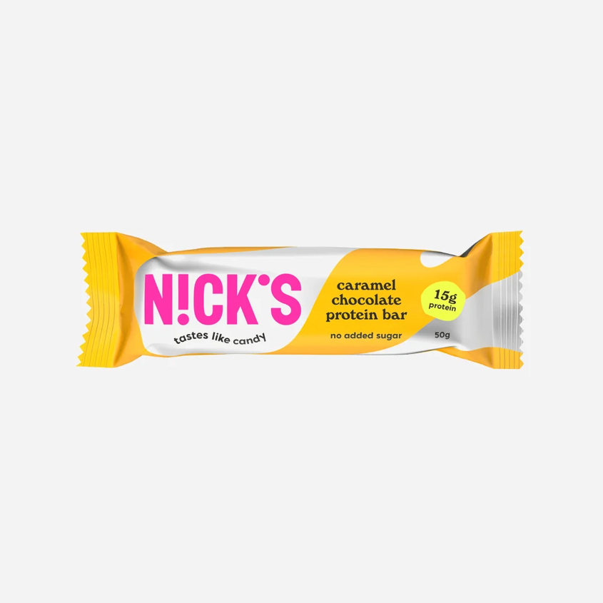Proteínová tyčinka s karamelovou čokoládou