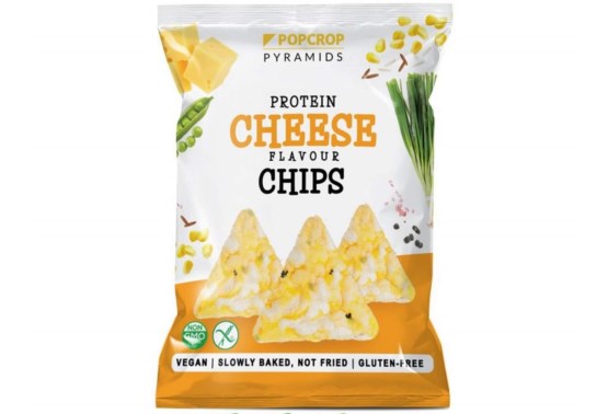 Proteínové chipsy so syrovo-cibuľovou príchuťou