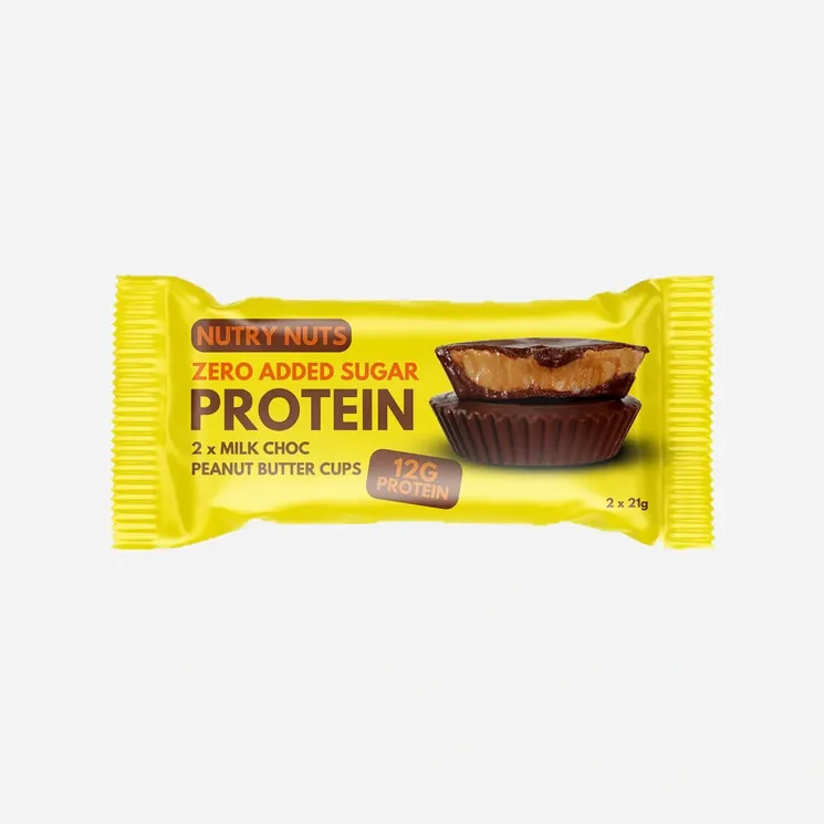 Proteinové košíčky mléčná čokoláda s arašídovým máslem 12 x 42 g