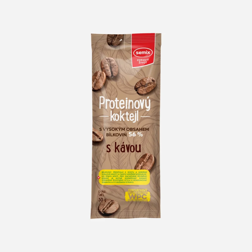 Proteinový koktejl s kávou