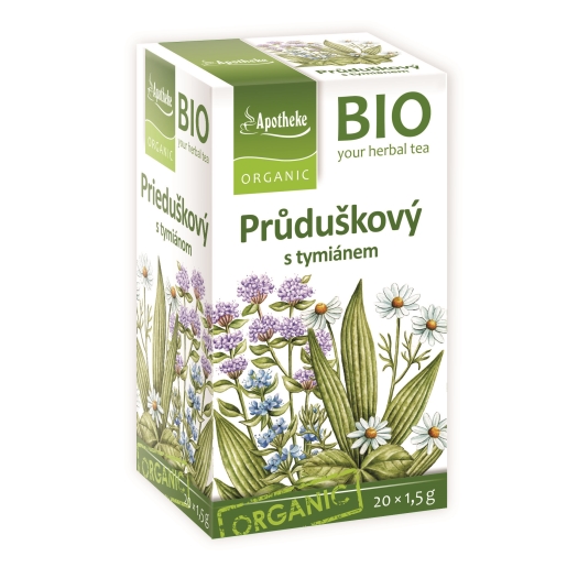 Průduškový čaj s tymiánem BIO 20 sáčků