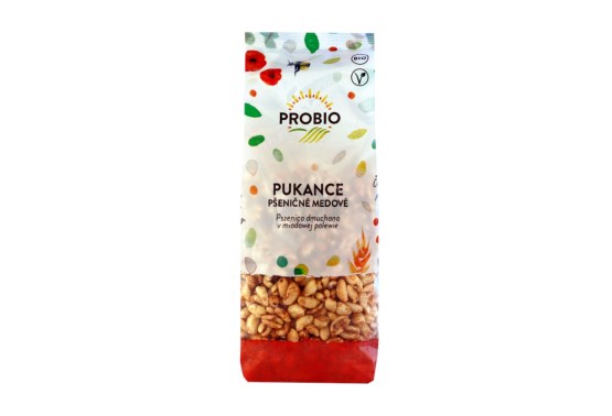 Pšeničné pukance medové BIO