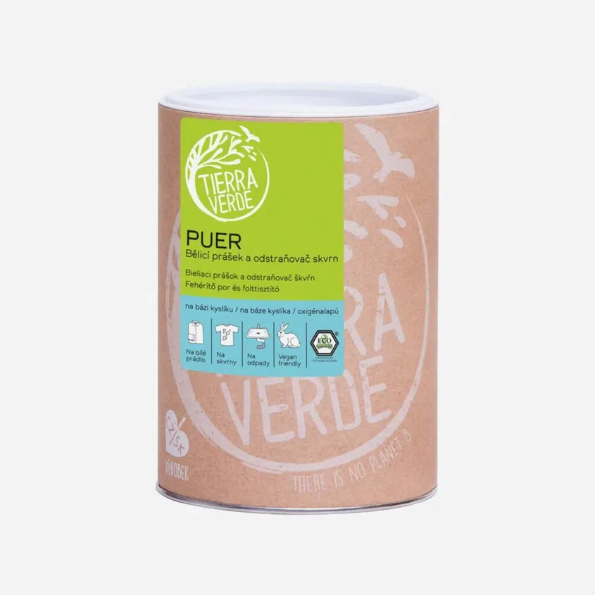 Puer bělicí prášek a odstraňovač skvrn na bázi kyslíku (dóza)