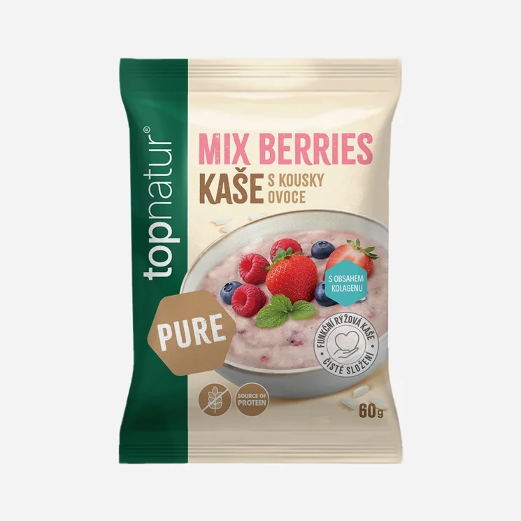 Pure kaše Mix Berries s kolagenem