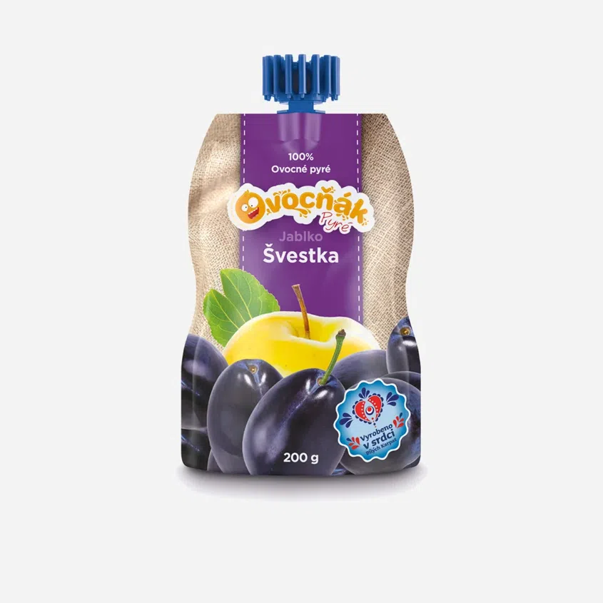 Pyré jablko - švestka
