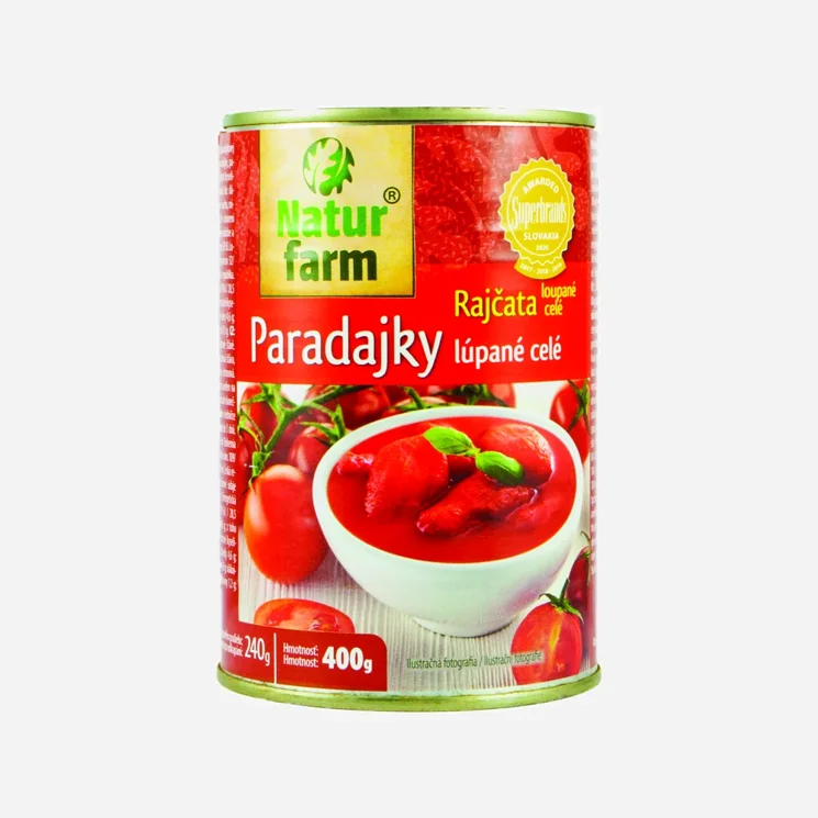 Rajčata loupaná celá