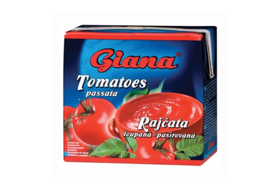 Rajčata loupaná drcená