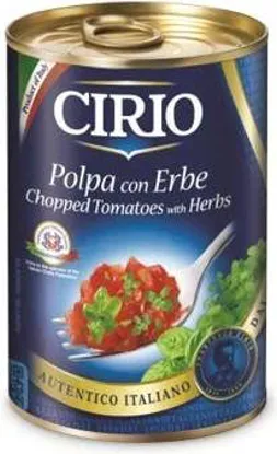 Rajčata loupaná krájená s bazalkou