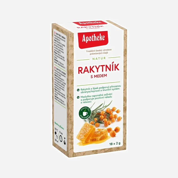 Rakytník čaj s medem