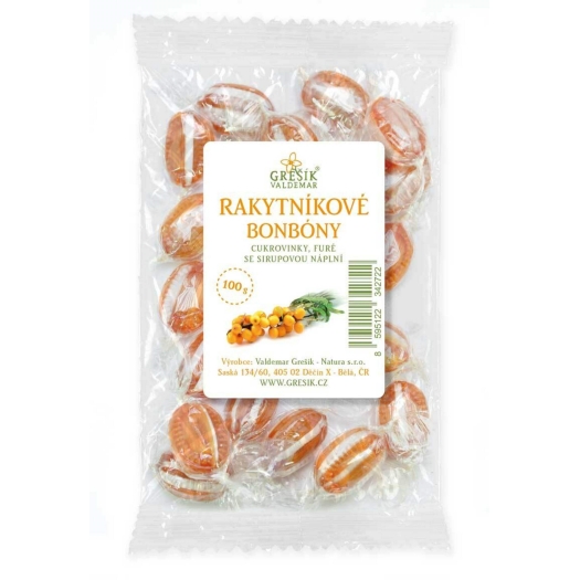 Rakytníkové bonbóny