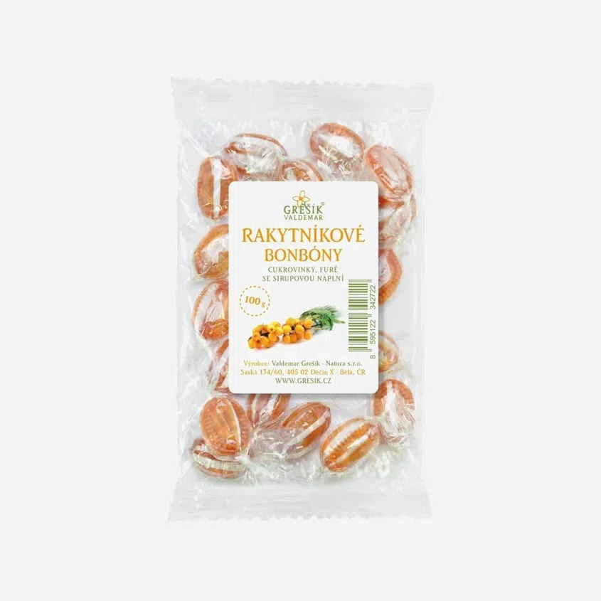 Rakytníkové bonbóny