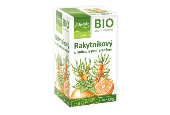 Rakytníkový čaj s mätou a pomarančom BIO 20 vrecúšok