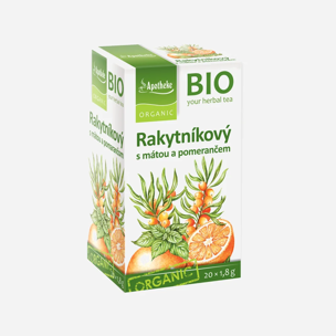 Rakytníkový čaj s mätou a pomarančom BIO 20 vrecúšok