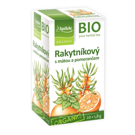 Rakytníkový čaj s mätou a pomarančom BIO 20 vrecúšok