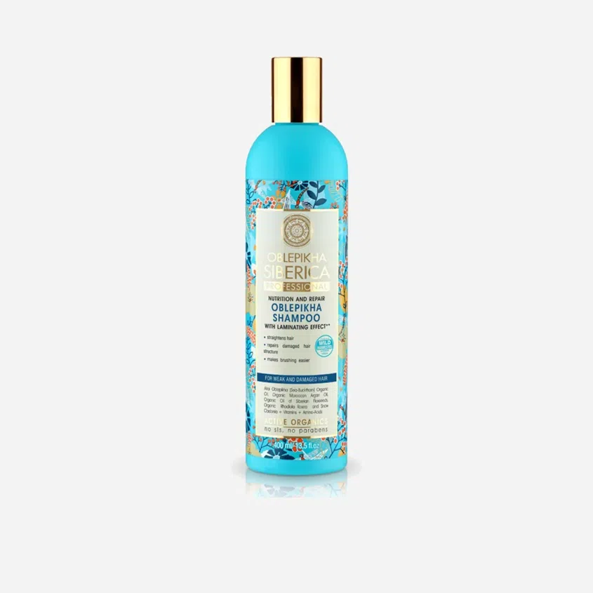 Rakytníkový šampon pro poškozené vlasy Výživa a revitalizace