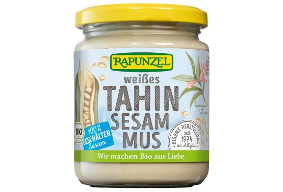 RAPUNZEL Bílé tahini: 100% sezamové pasta BIO 250 g
