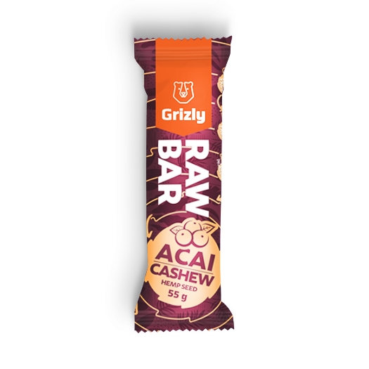 RAW Bar acai-kešu-konopné semínko
