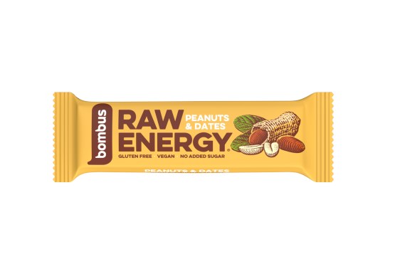Raw ENERGY 50g arašidy a datľe