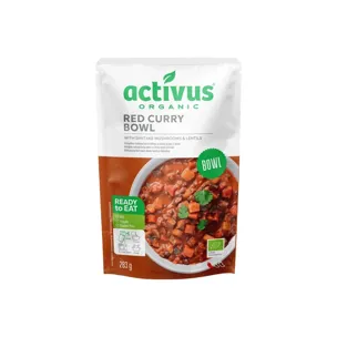 Red Curry Bowl s červeným kari kořením, houbami shiitake a čočkou BIO 6 x 283 g