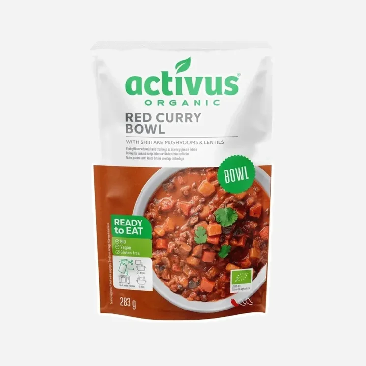 Red Curry Bowl s houbami shiitake a čočkou BIO 6 x 283 g