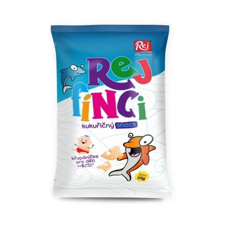 Rej Rejfínci kukuřičný snack - bez soli - expirace