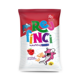 Rejfínci kukuřičný snack - jahoda